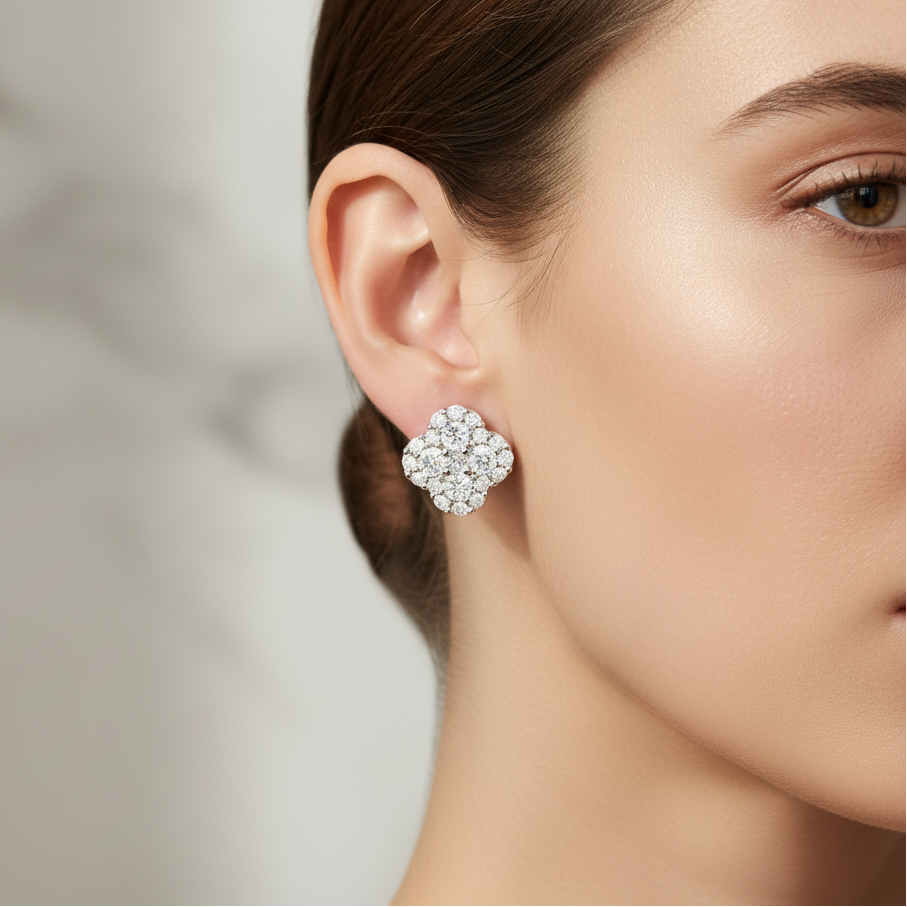 Miss Mimi Clover Stud Earrings