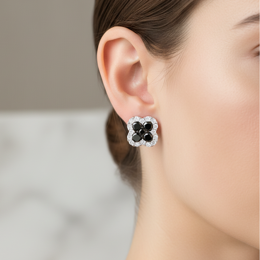 Miss Mimi Clover Stud Earrings