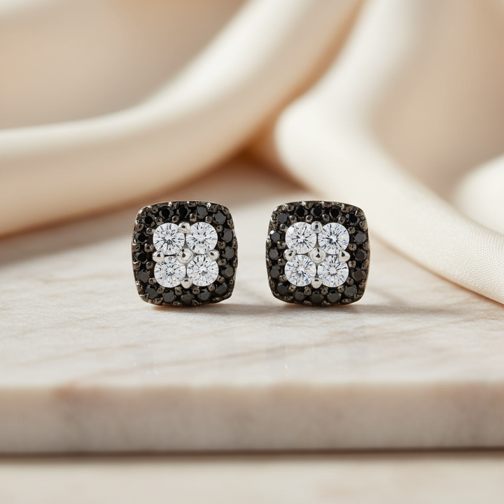 Miss Mimi Timeless Square Stud Earrings