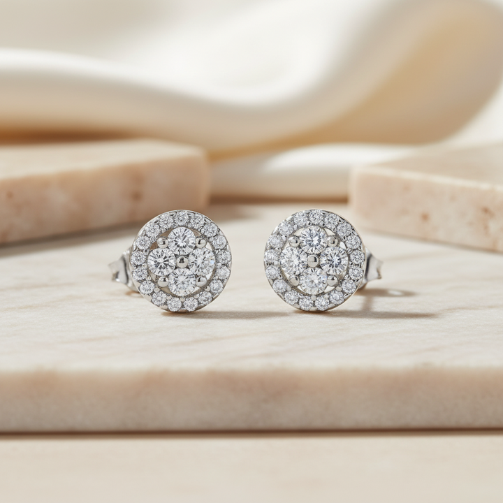 Miss Mimi Timeless Round Stud Earrings