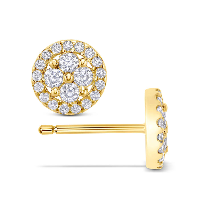 Miss Mimi Round Stud Earrings | Sterling Silver | ORLY Jewellers