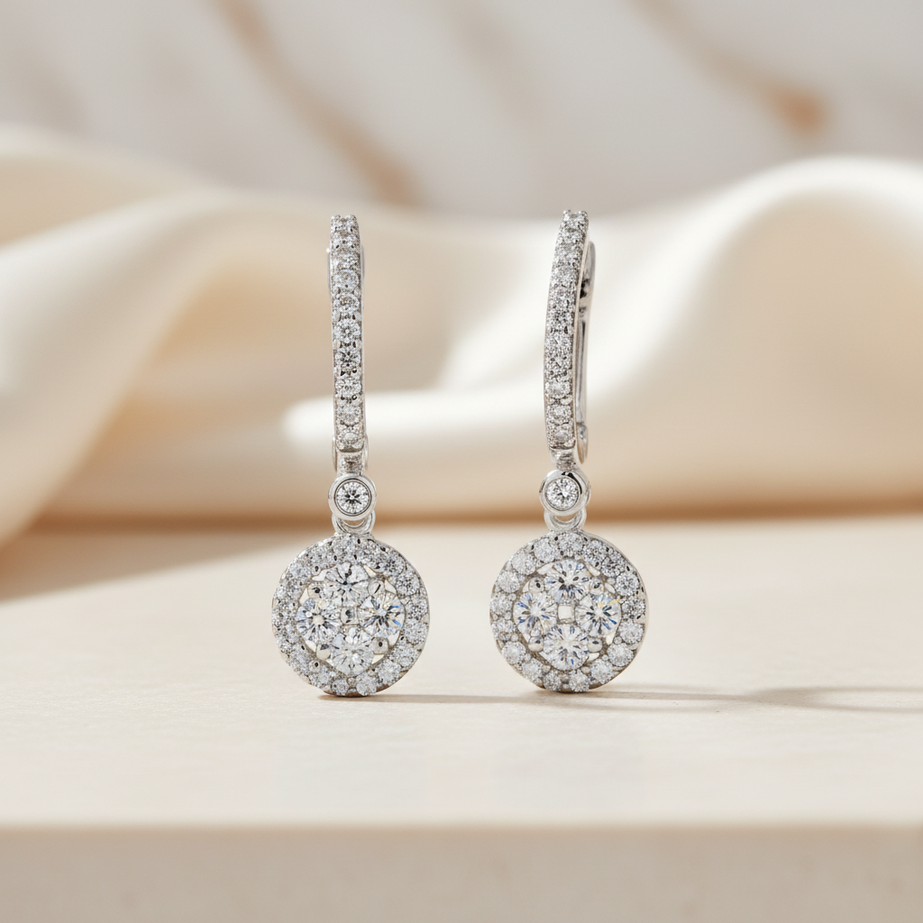 Miss Mimi Dangling Disc Earrings