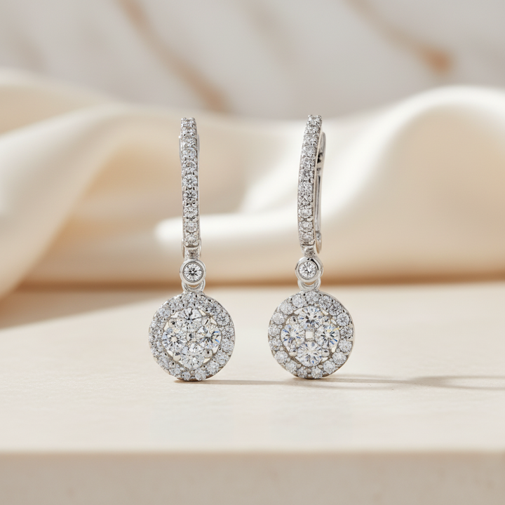 Miss Mimi Dangling Disc Earrings
