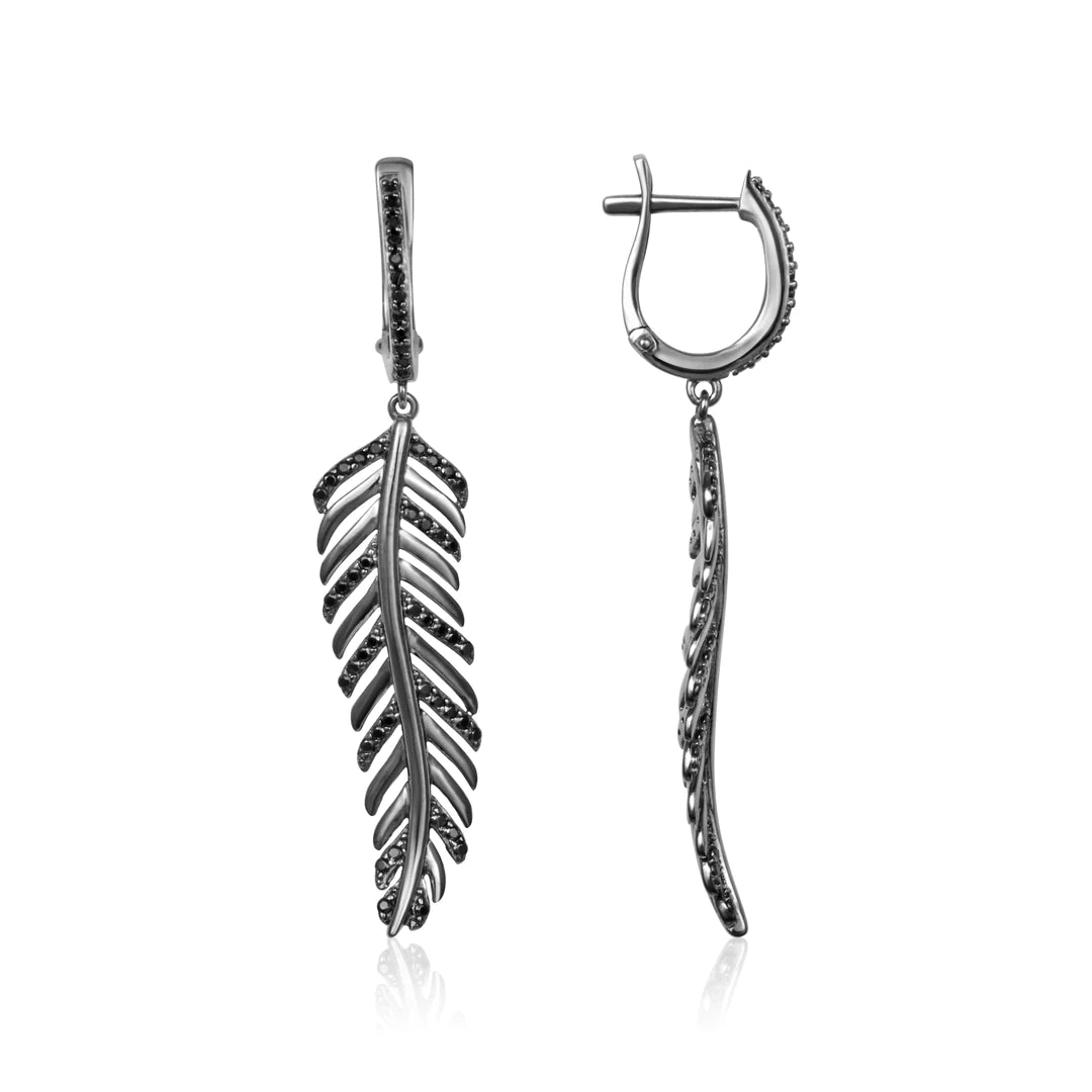 Miss Mimi Leaf Drop Earrings | Sterling Silver | ORLY Jewellers