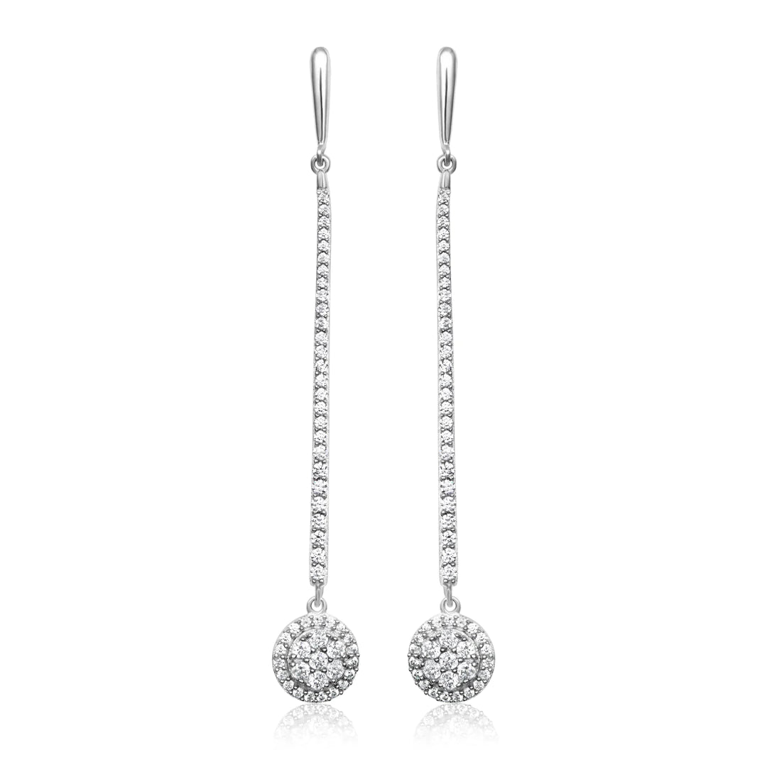 Miss Mimi CZ Drop Earrings | Sterling Silver | ORLY Jewellers