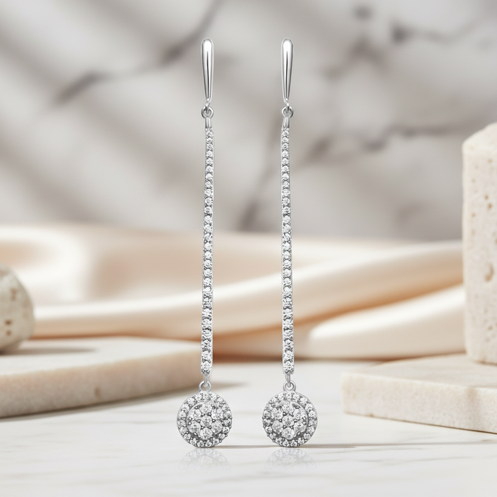 Miss Mimi CZ Drop Earrings