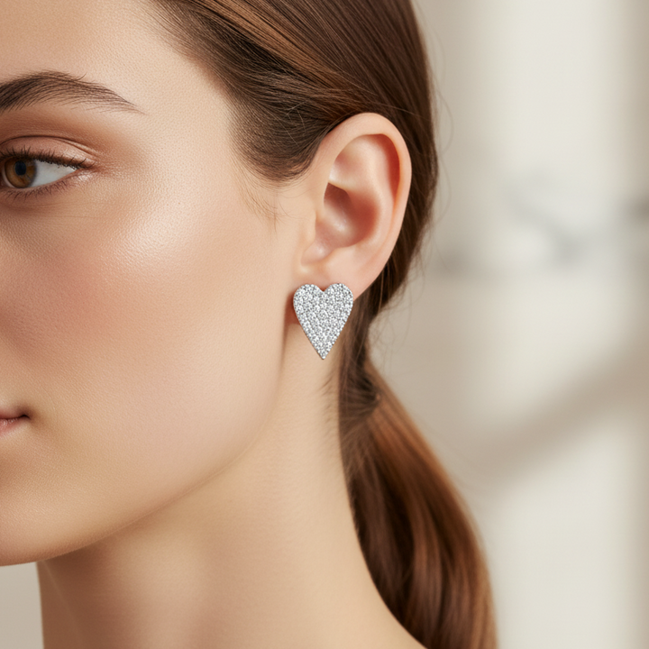 Boucles d'oreilles coeur Miss Mimi