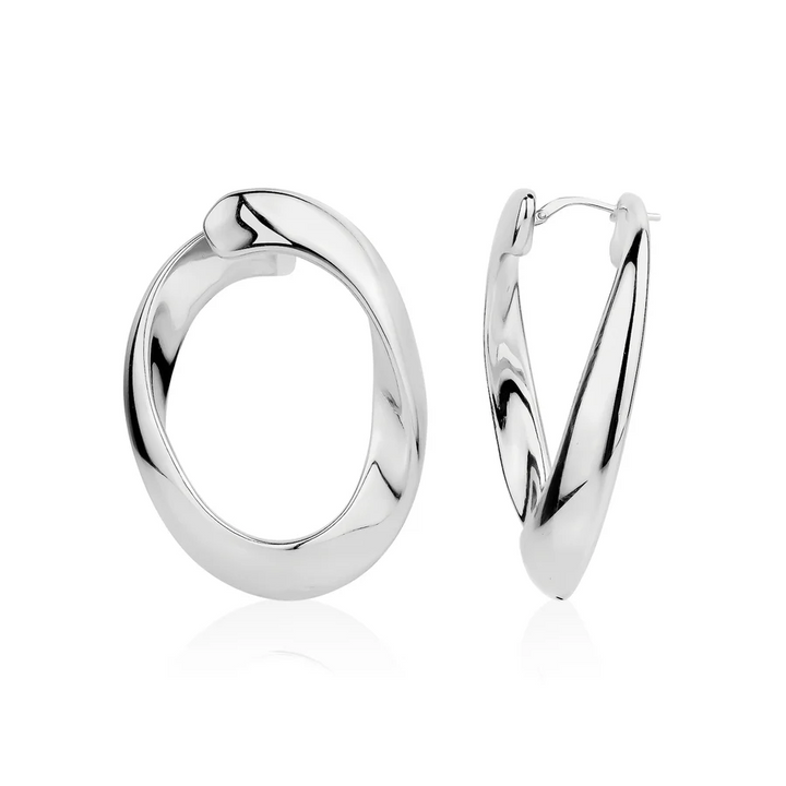Grandes boucles d'oreilles créoles Miss Mimi Ovalish