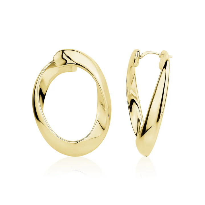 Grandes boucles d'oreilles créoles Miss Mimi Ovalish