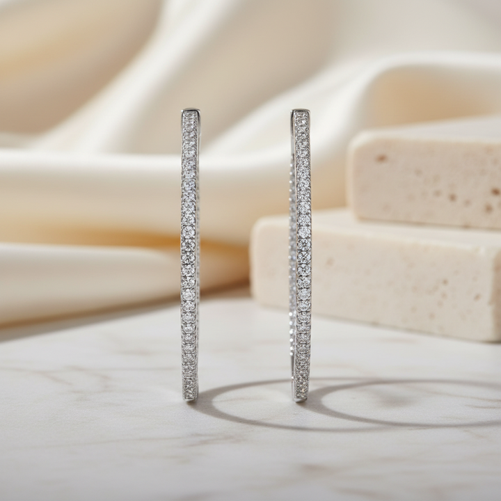 Miss Mimi Large Inside Out Hoops