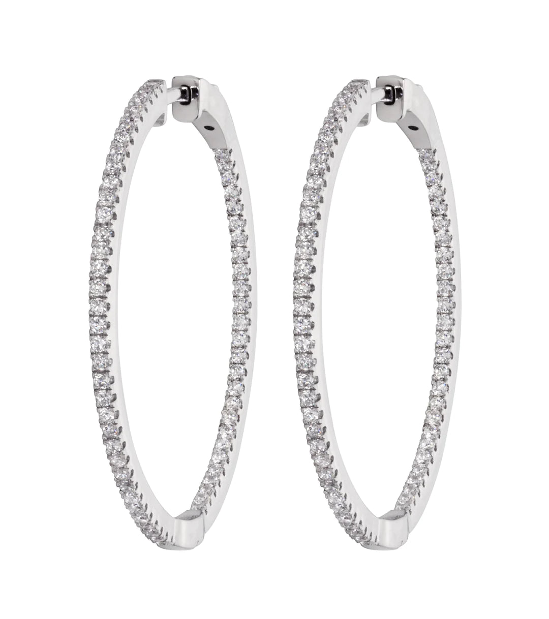 Miss Mimi Large Inside Out Hoops