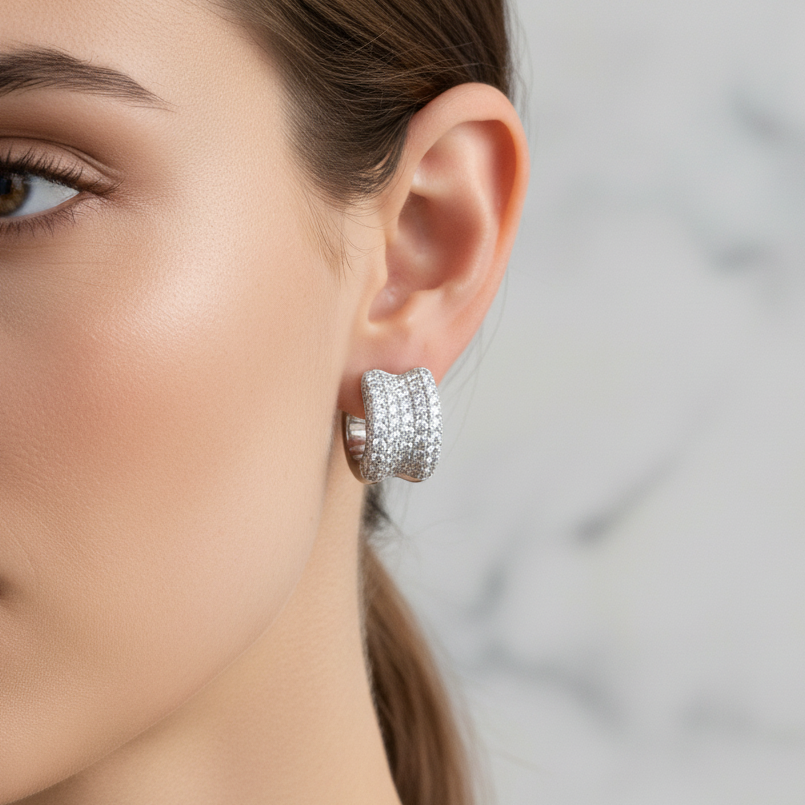 Miss Mimi Mini Huggie Earrings