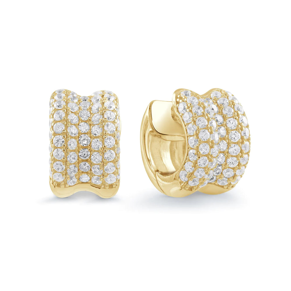 Miss Mimi Huggie Earrings | Sterling Silver | ORLY Jewellers