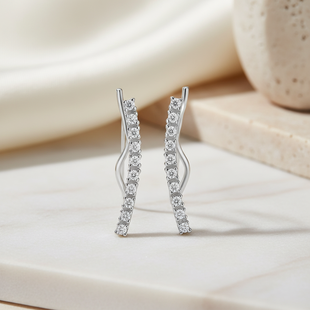 Miss Mimi Classic Climber Earrings