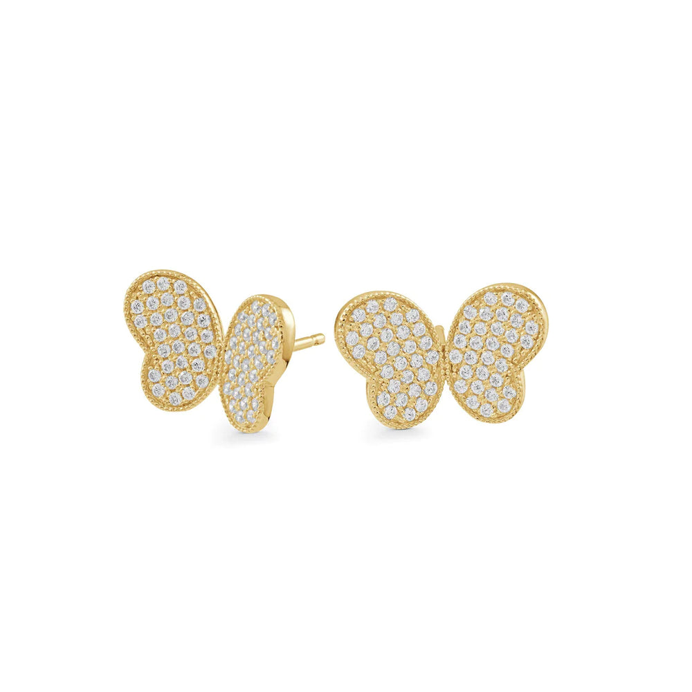 Miss Mimi Butterfly Stud Earrings | Sterling SIlver | ORLY Jewellers