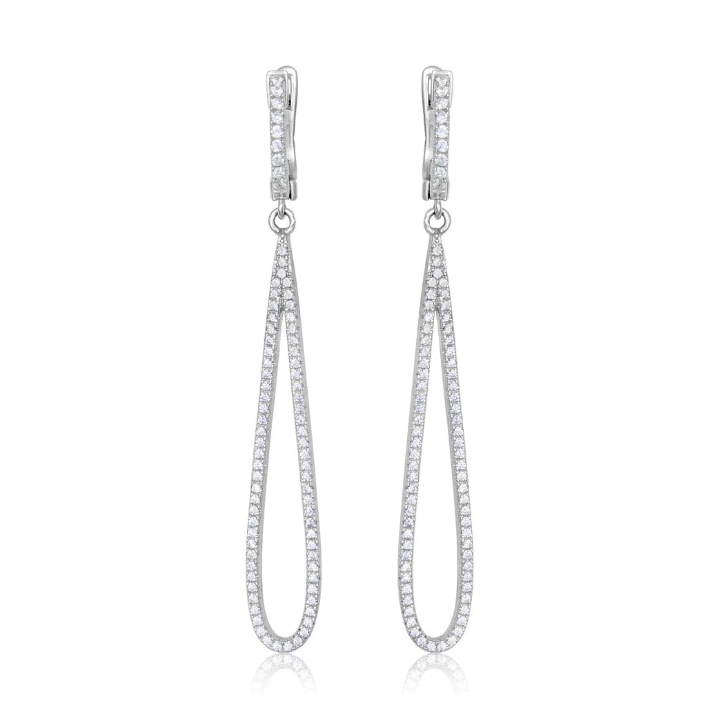 Miss Mimi Tear Drop Dangling Earrings | Sterling Silver | ORLY Jewellers