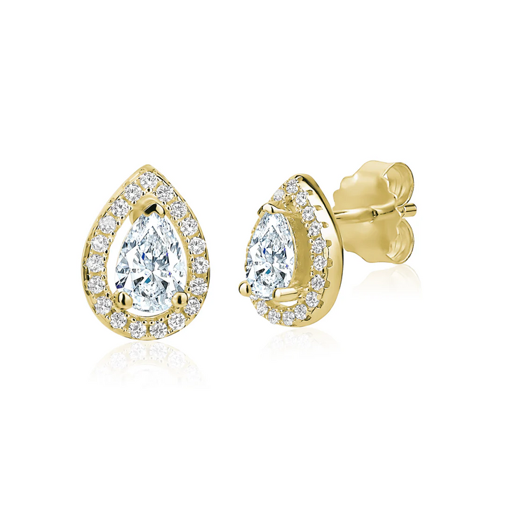 Miss Mimi Pear Stud Earrings