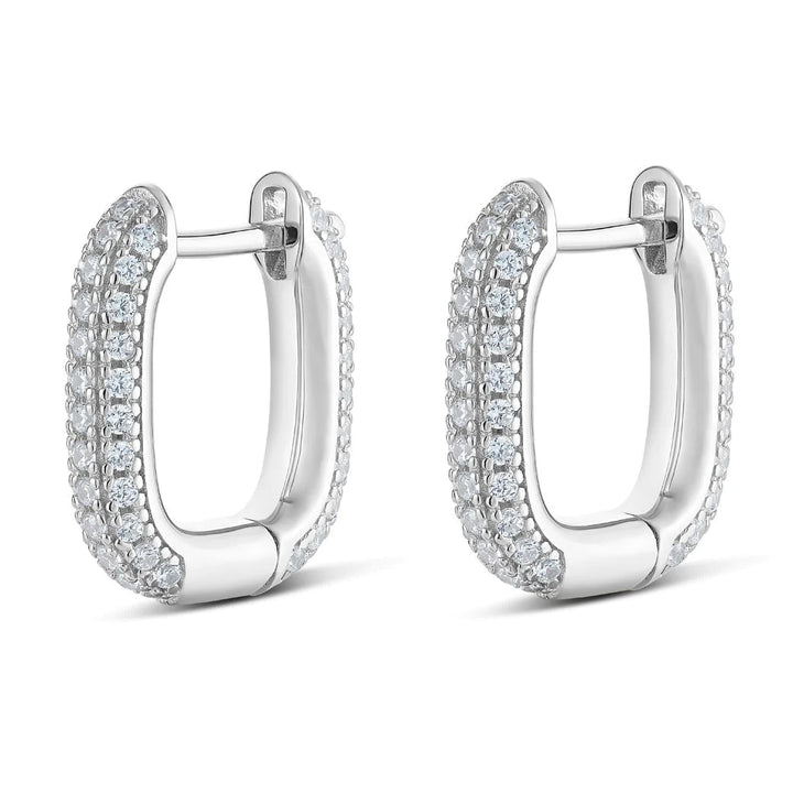 Miss Mimi CZ Square Shape Earrings | Sterling Silver | ORLY Jewellers