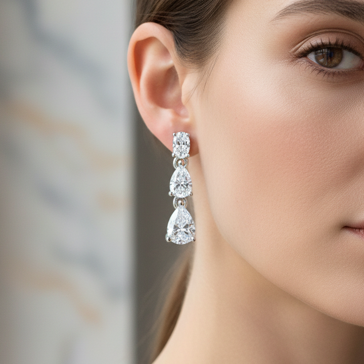 Boucles d'oreilles poire Miss Mimi Mariage