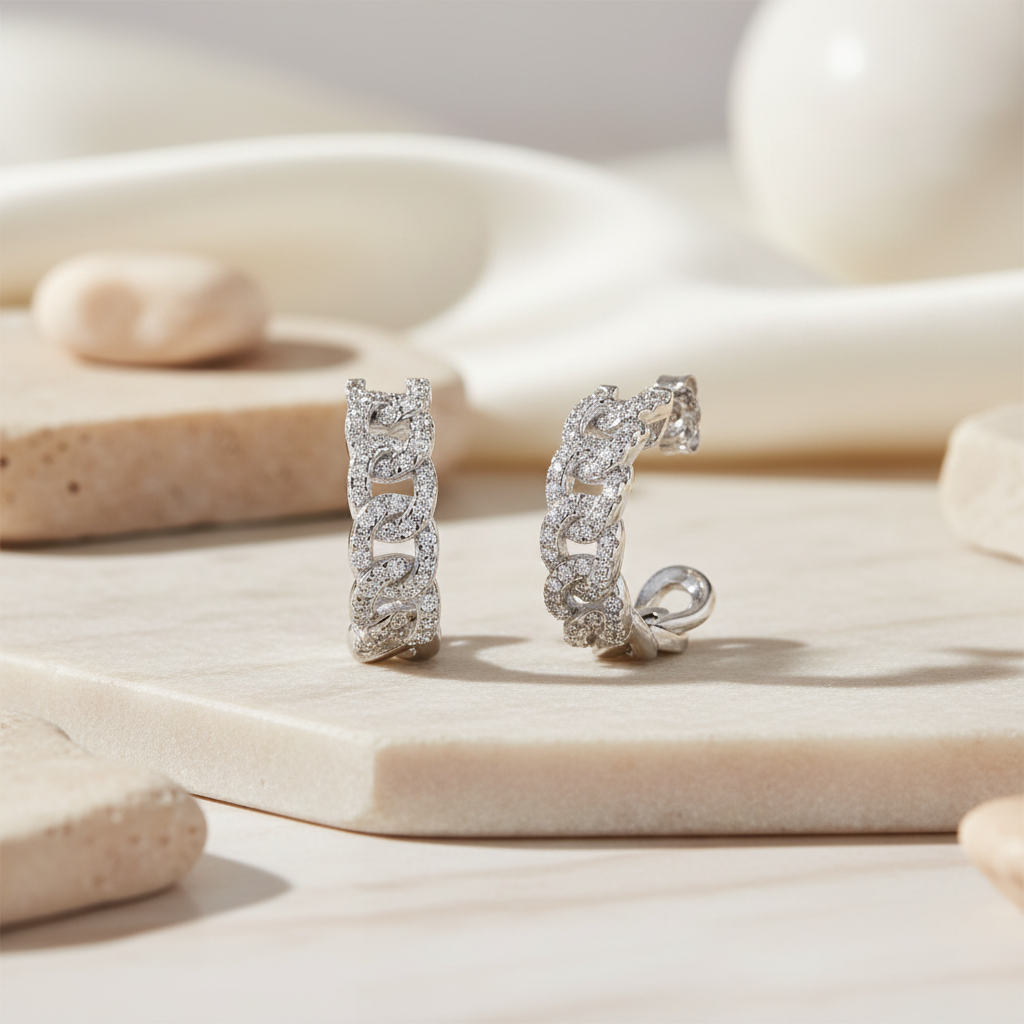 Miss Mimi Fancy Cuban Hoops