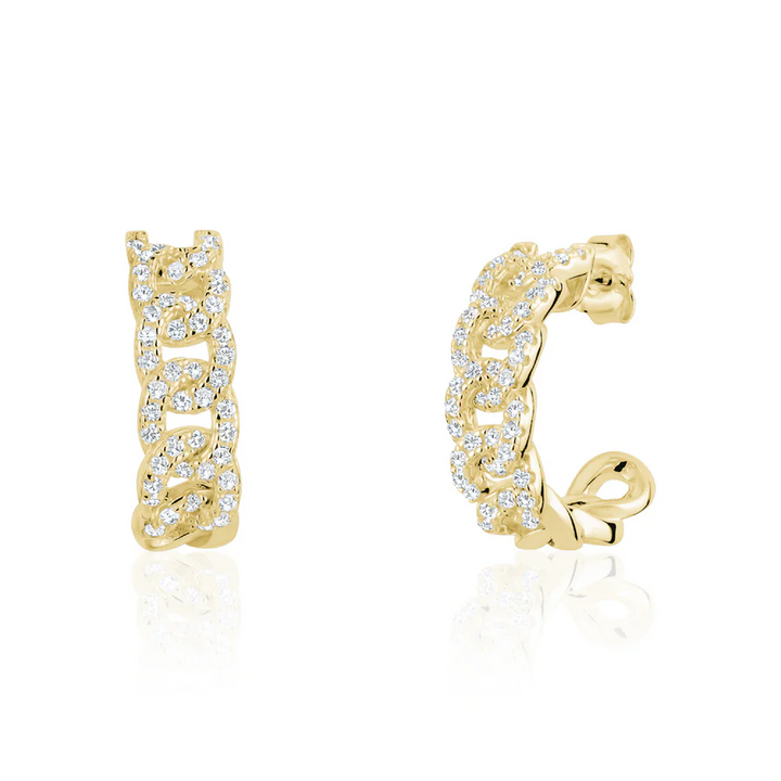 Miss Mimi Fancy Cuban Hoops