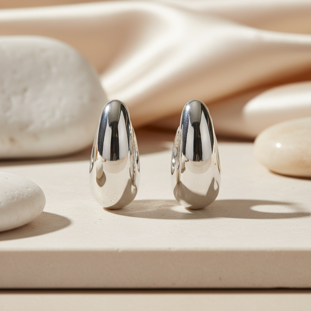 Miss Mimi Moon Hoop Earrings