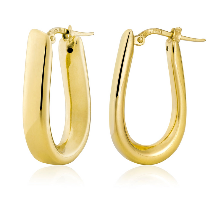 Miss Mimi Equestrian Hoop Earrings