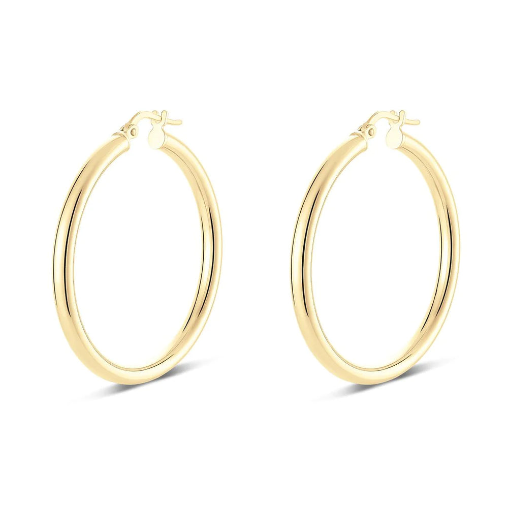 Miss Mimi Round Tube Hoop Earrings | Sterling Silver | ORLY Jewellers