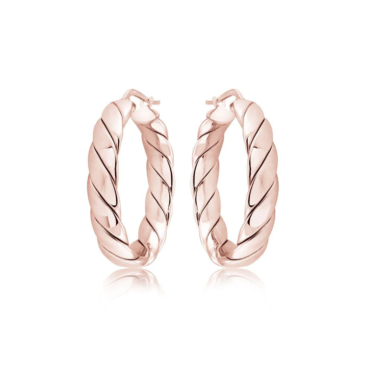 Miss Mimi Medium Wrap Quilt Hoop Earrings | ORLY Jewellers