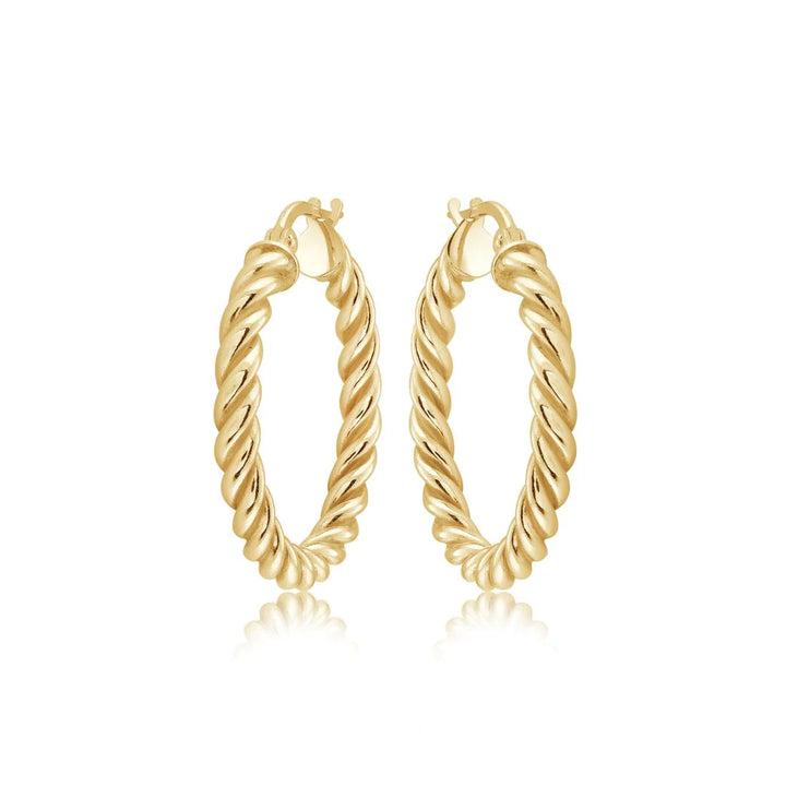 Miss Mimi Small Twist Hoop Earrings | ORLY Jewellers | Sterling Silver