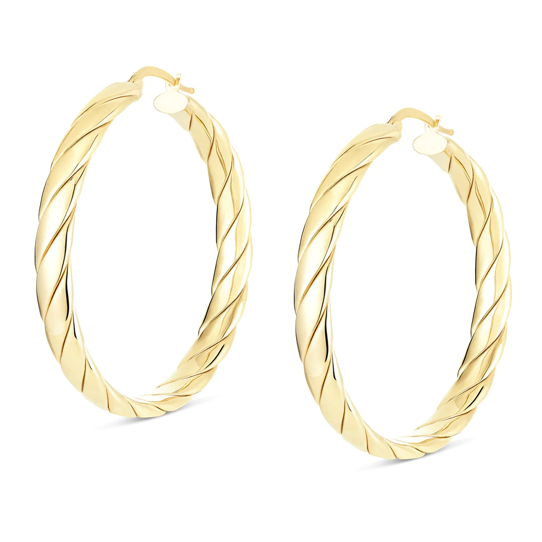 Miss Mimi Large Wrap Quilt Hoop Earrings | ORLY Jewellers