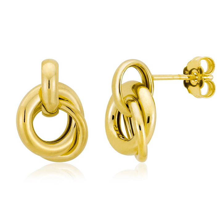 Miss Mimi Small Double Circle Earrings