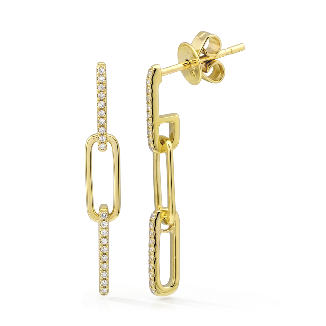 Link Diamond Earrings