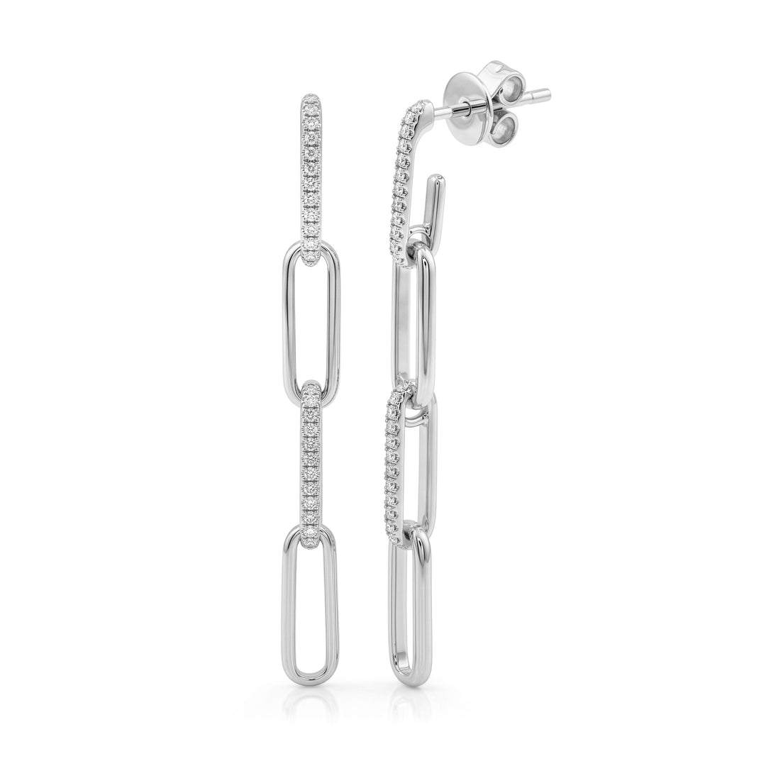 Diamond Link Earrings