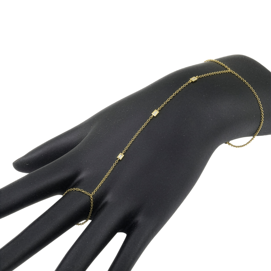Diamond Hand Bracelet