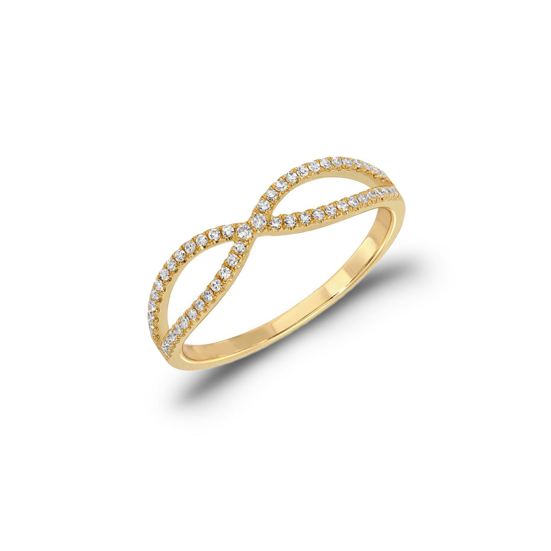 14K Gold Infiniti Diamond Ring by ORLY Jewellers
