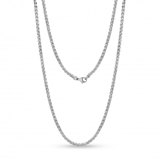 A.R.Z Stainless Steel 3mm Round Franco Chain | ORLY Jewellers