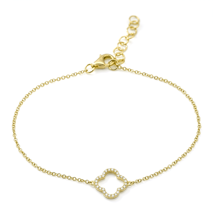 Bracelet Trèfle Diamant 