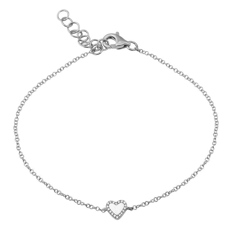 Shell Heart Bracelet