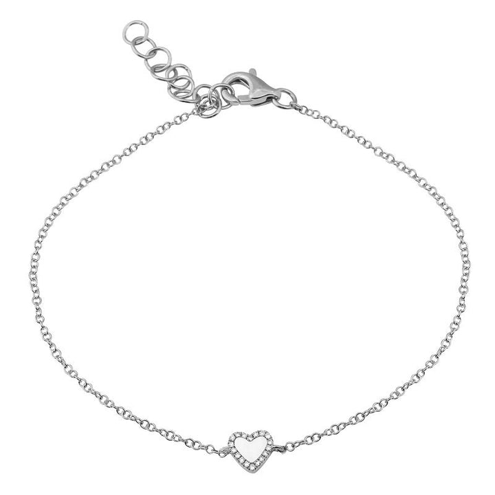 Shell Heart Bracelet