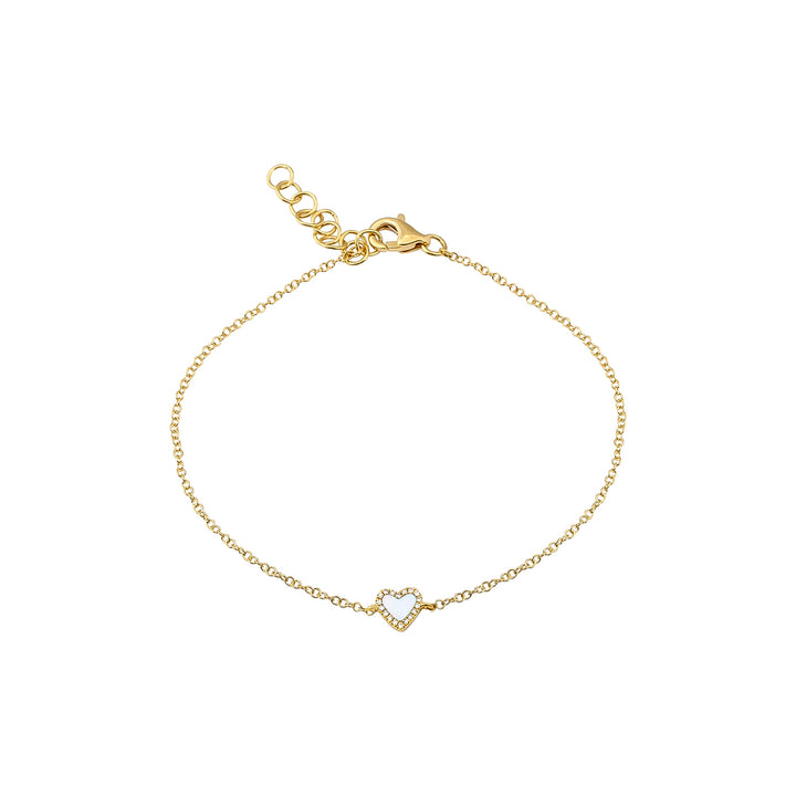 Shell Heart Bracelet