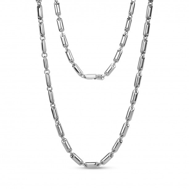 A.R.Z Steel 5mm Solid Link Necklace | Stainless Steel | ORLY Jewellers