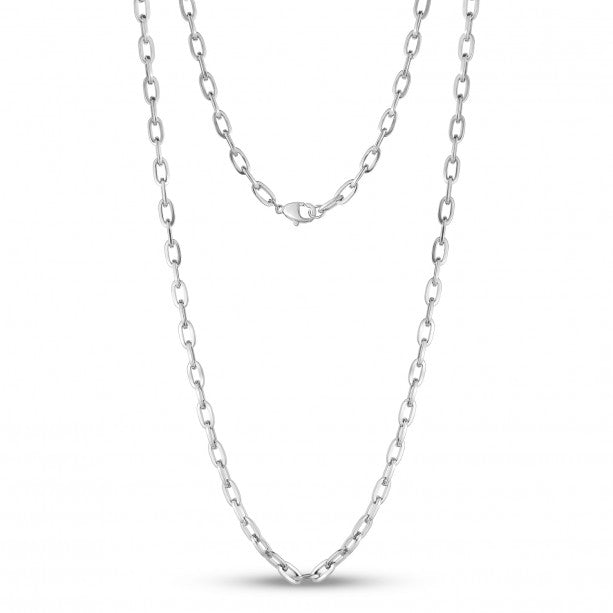 A.R.Z Stainless Steel 4.5mm Bold Chain Link Necklace | ORLY Jewellers