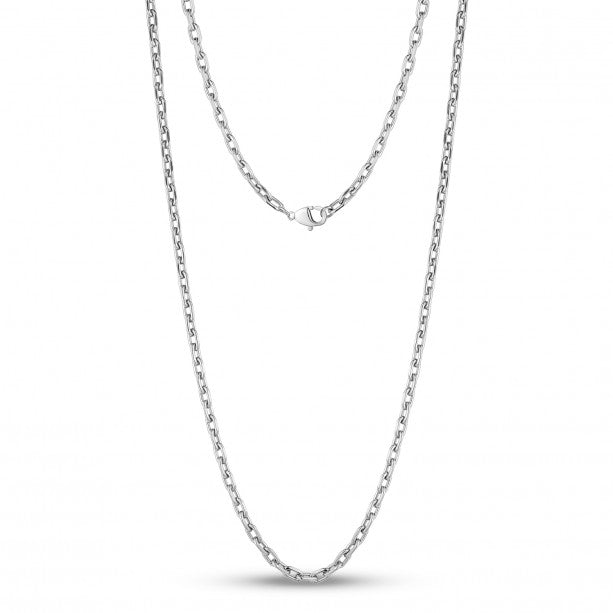 A.R.Z Stainless Steel 3.5mm Chain Link Necklace | ORLY Jewellers