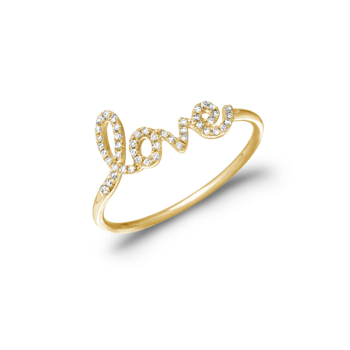 14K Gold Love Diamond Ring by ORLY Jewellers