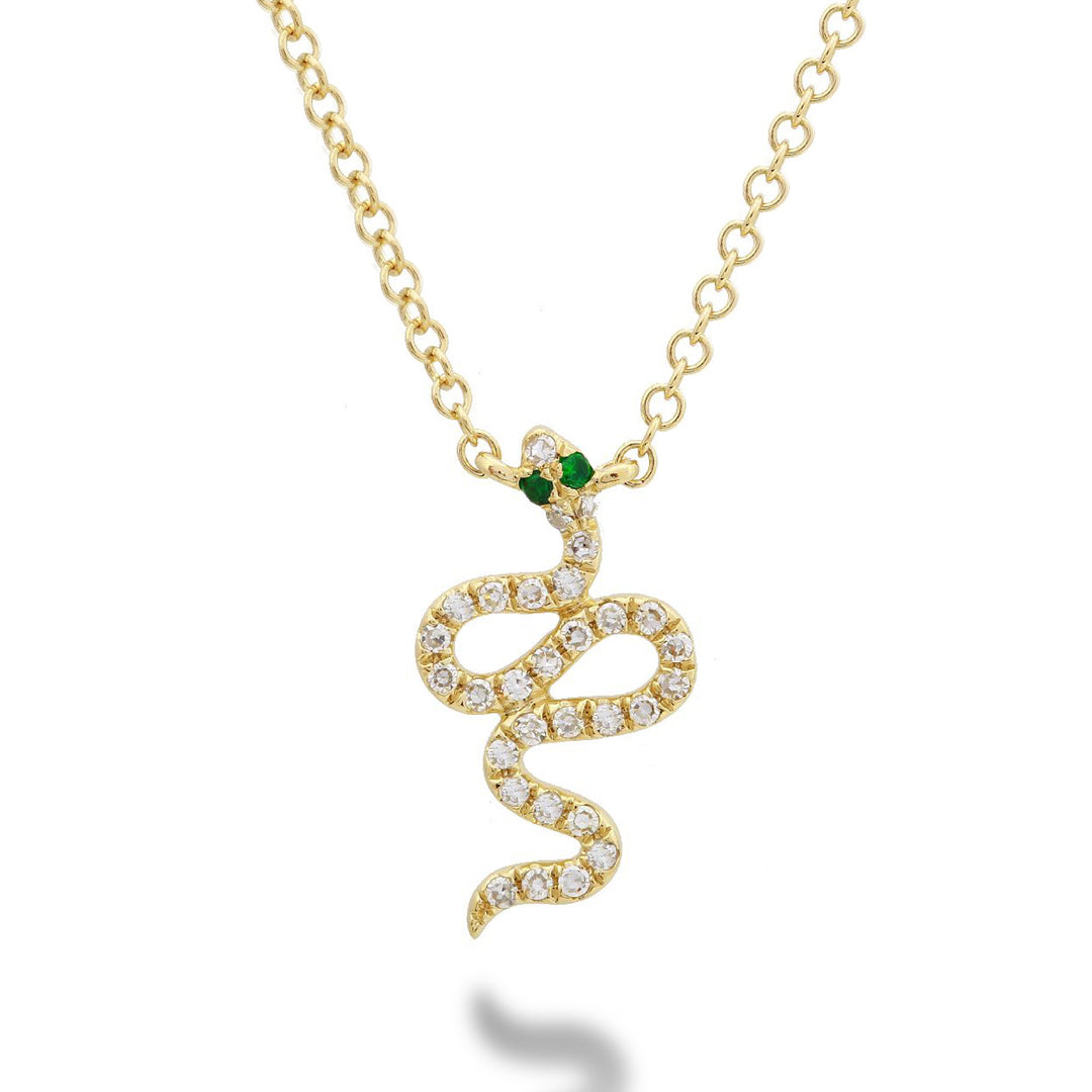Diamond Serpiente Necklace
