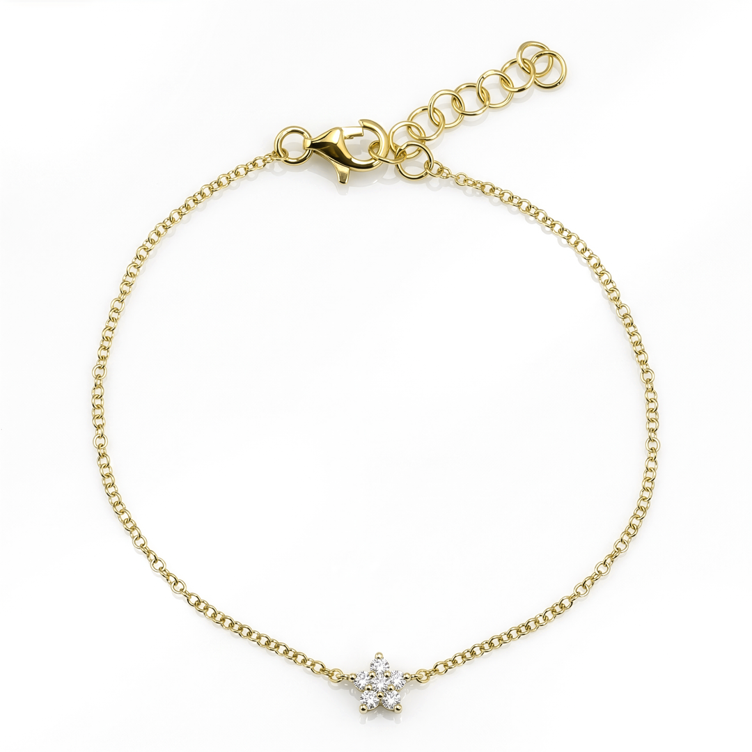 Flower Diamond Bracelet