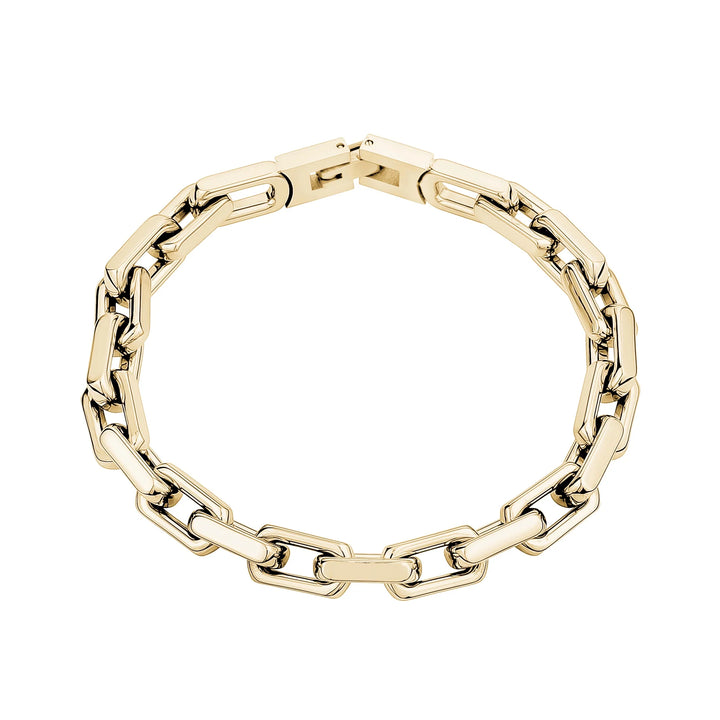 A.R.Z Stainless Steel Rectangular Link Bracelet 7mm - ORLY Jewellers