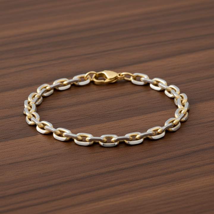 Bracelet à maillons d'ancrage en acier ARZ 5 mm
