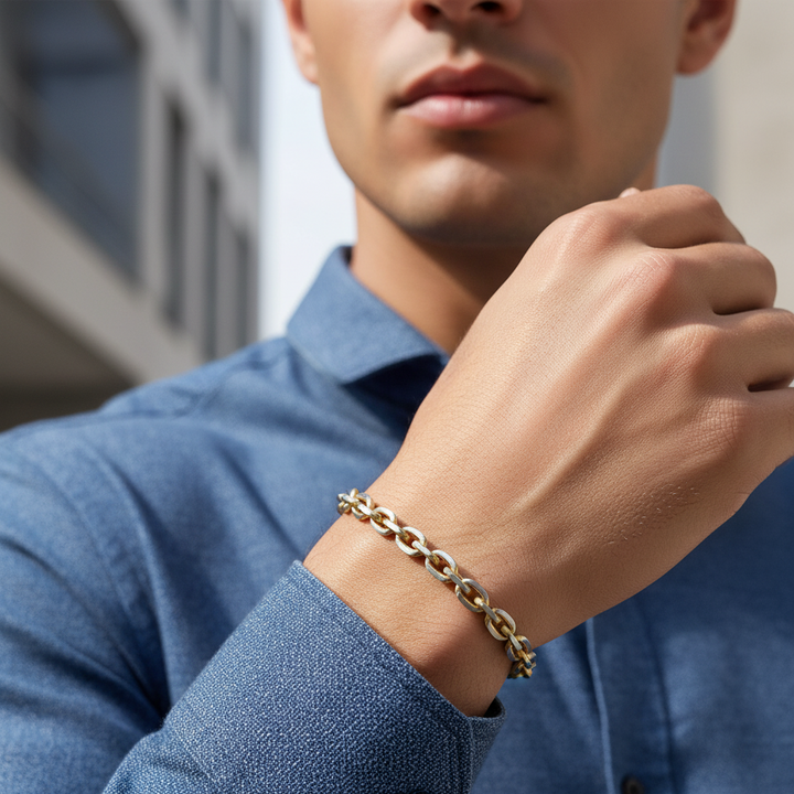Bracelet à maillons d'ancrage en acier ARZ 5 mm